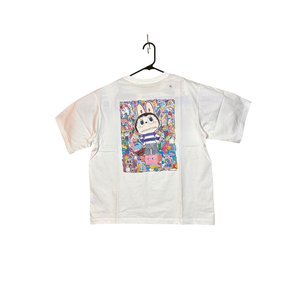 NWT - Uniqlo The Monsters PopLand Graphic Tee in White - L/XL